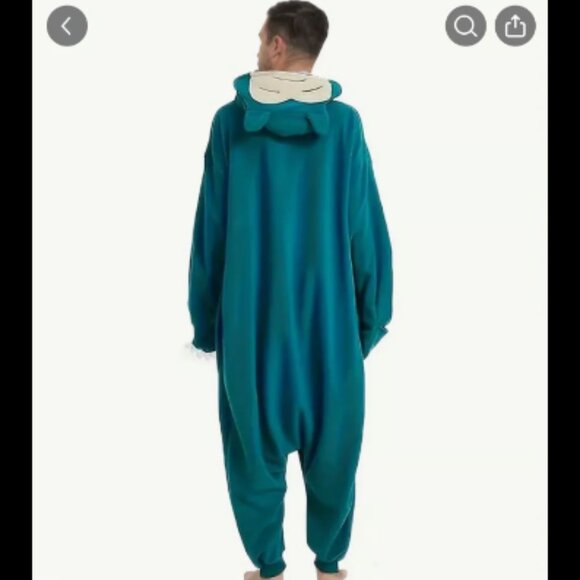 Snorlax Onesie Pajama - Adult Small New - Picture 2 of 3